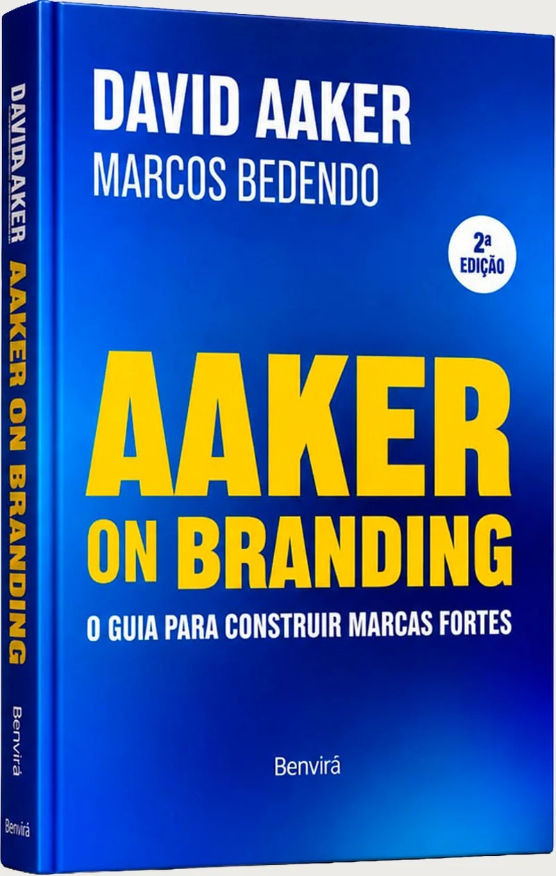 Capa do livro Aaker on Branding, de David Aaker e Marcos Bedendo